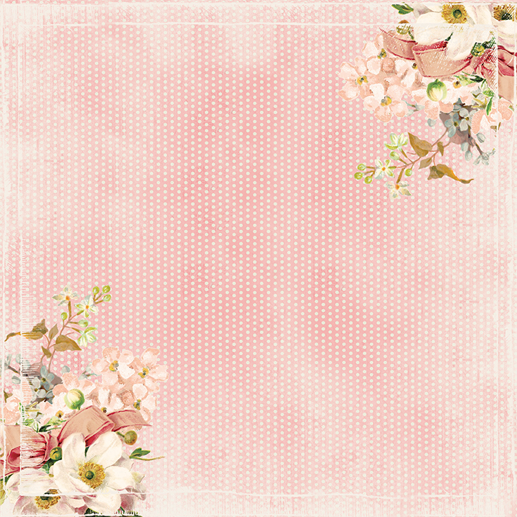 746 Vintage Pink - זרי פרחים גדולים
